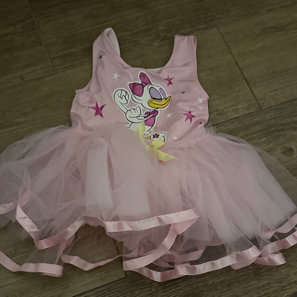 Disney Pink Tutu Dress with Daisy Duck Character